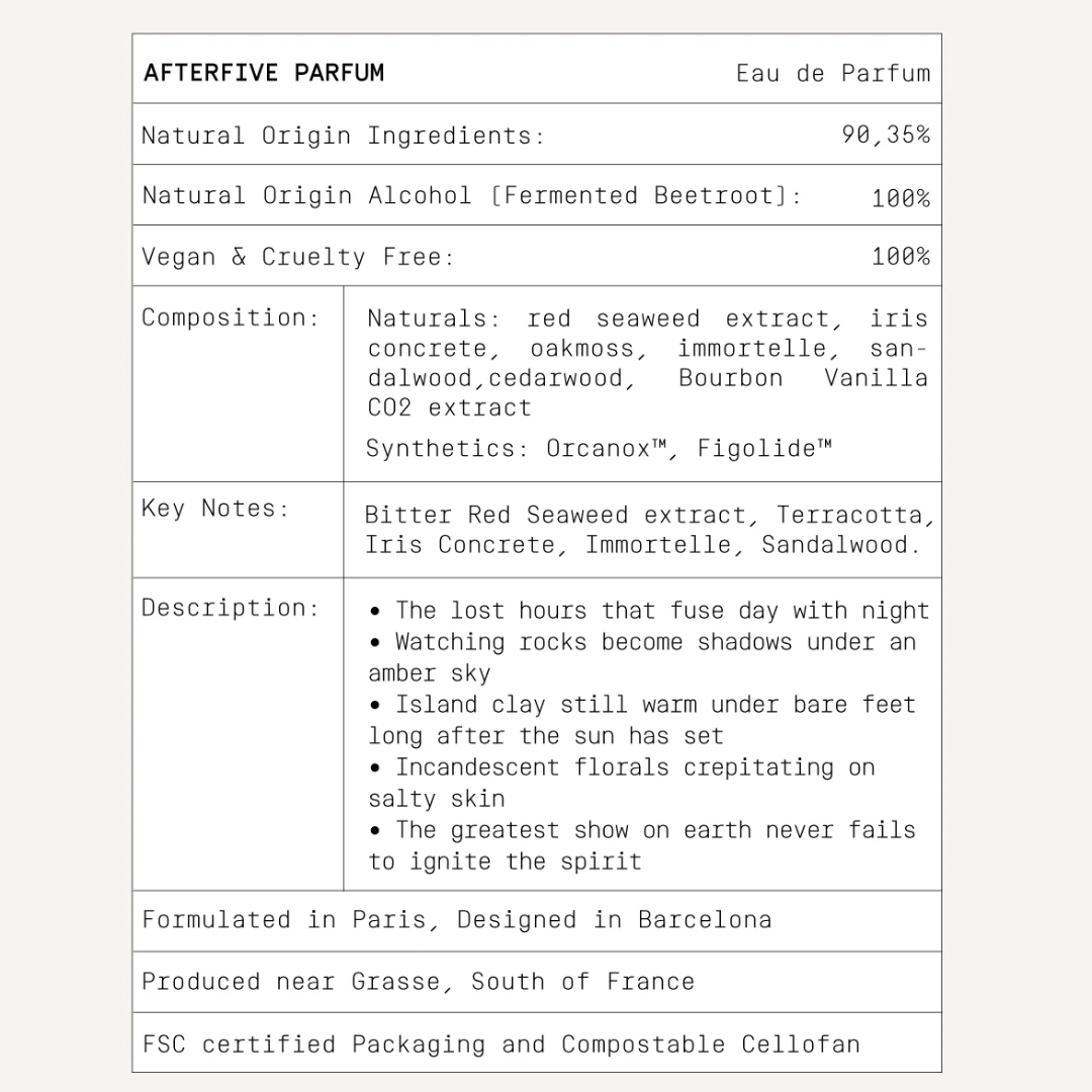 Mid/night 00.00 kvepalai AFTERFIVE Eau de Parfum, 50ml