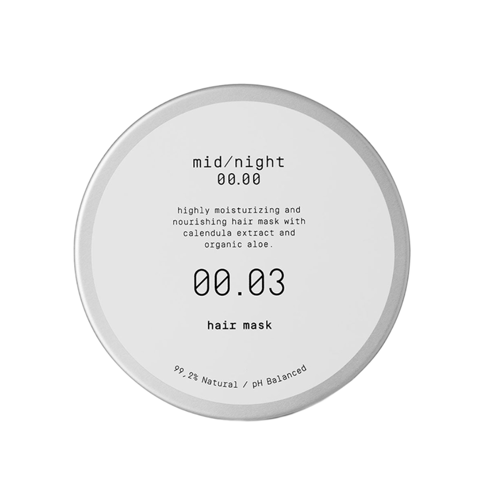 Mid/night 00.00 Plaukų kaukė / Hair Mask 00.03, 200ml